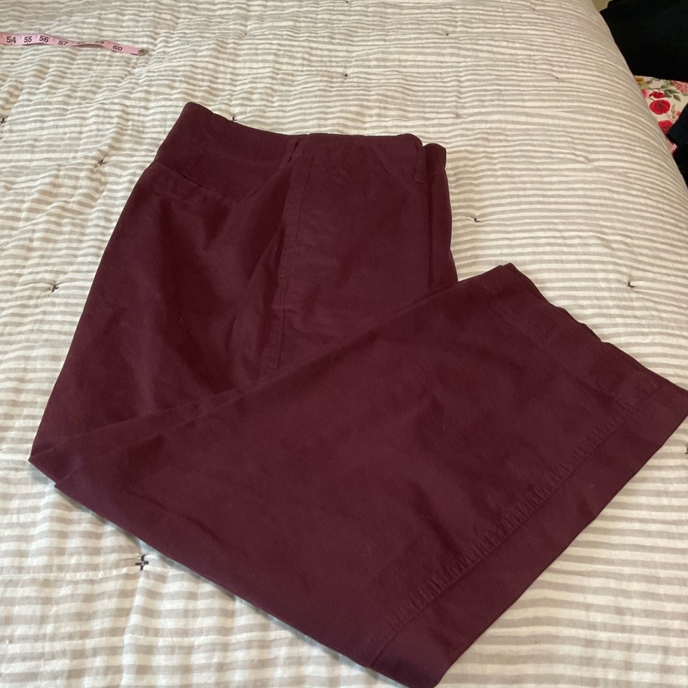 A new Day Sangria Cotton Ankle Chino Pants 12